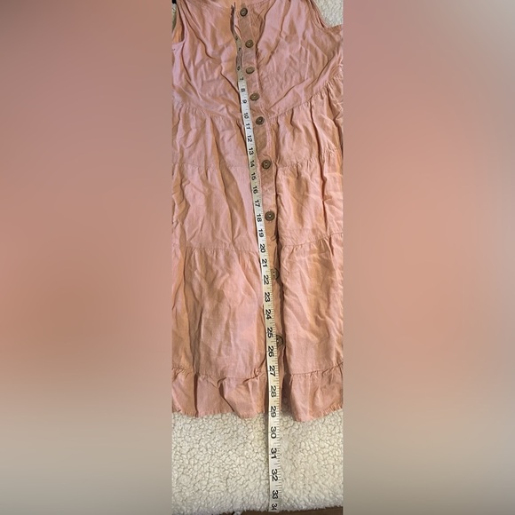 Altar’t State Women’s Sleeveless Button Down Peach Color Summer Dress Size XS - Picture 4 of 7